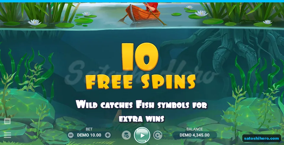 10 Free Spins card waits above the reels