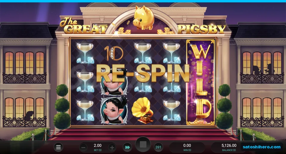 Right reel turns fully Wild under piggy bank