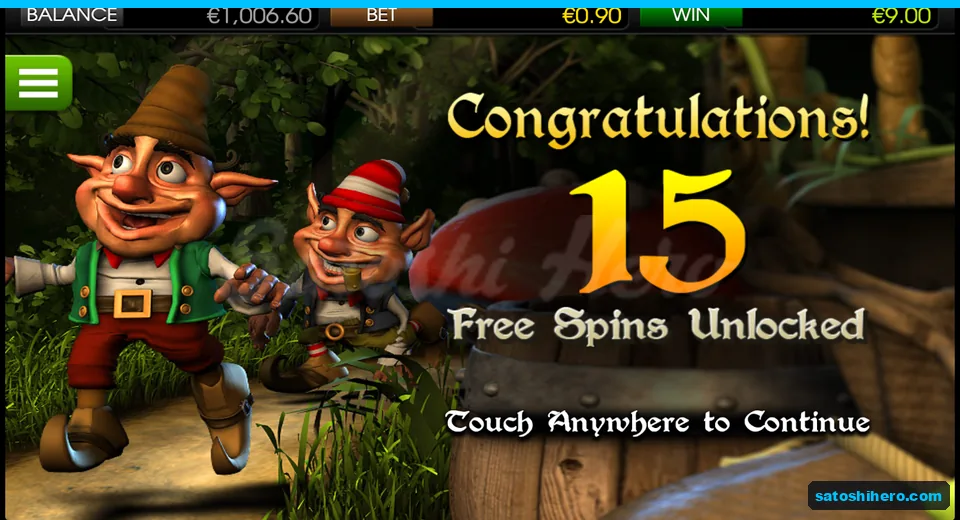 15 free spins trigger card waiting