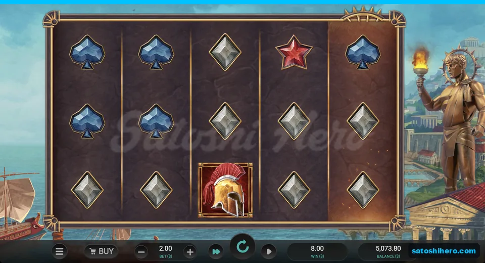 Silver diamonds connect for an $8.00 win