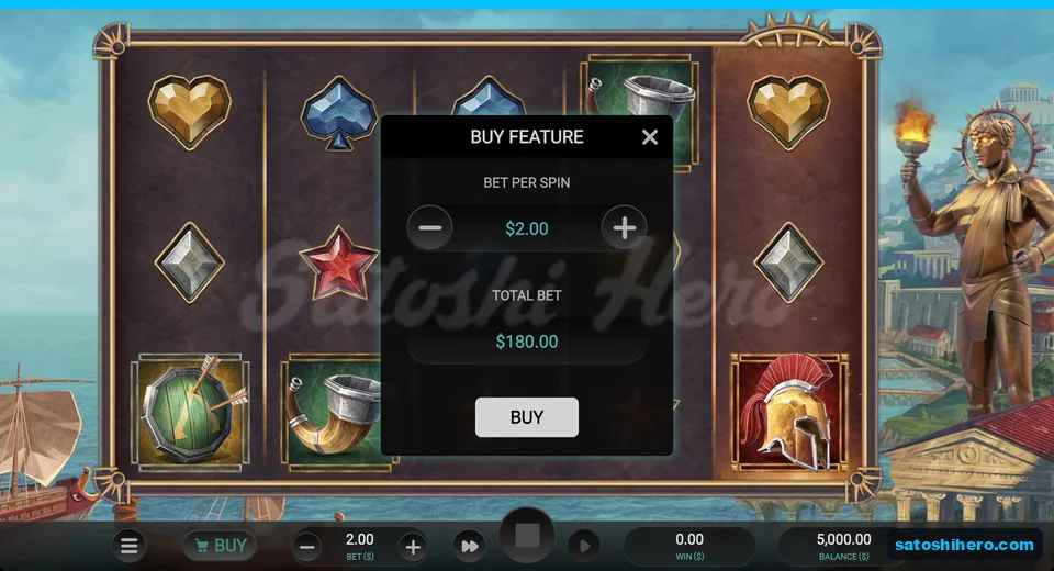 Buy panel shows a $180.00 total
