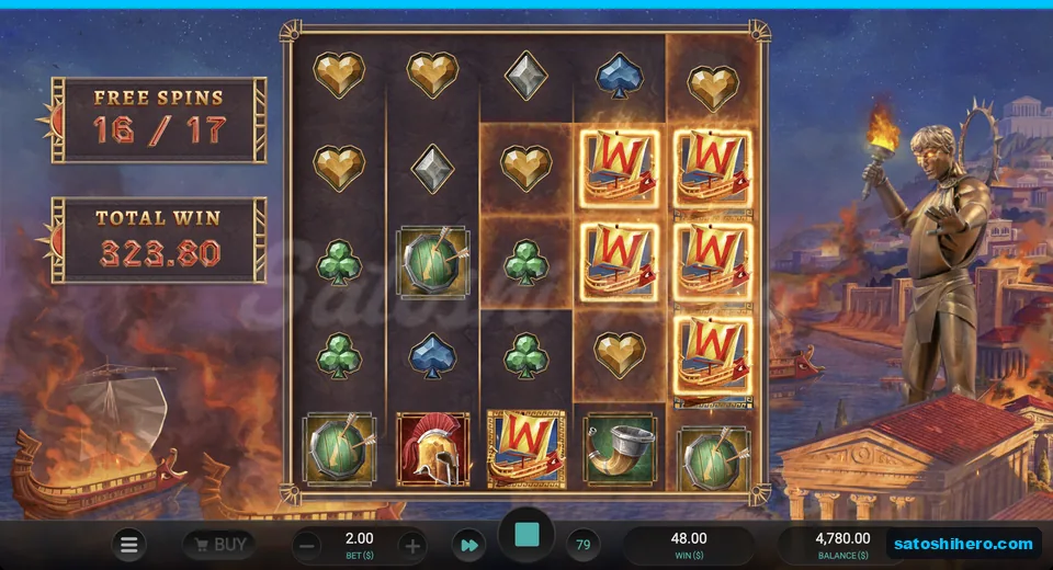 Gold Wilds fill the right reels