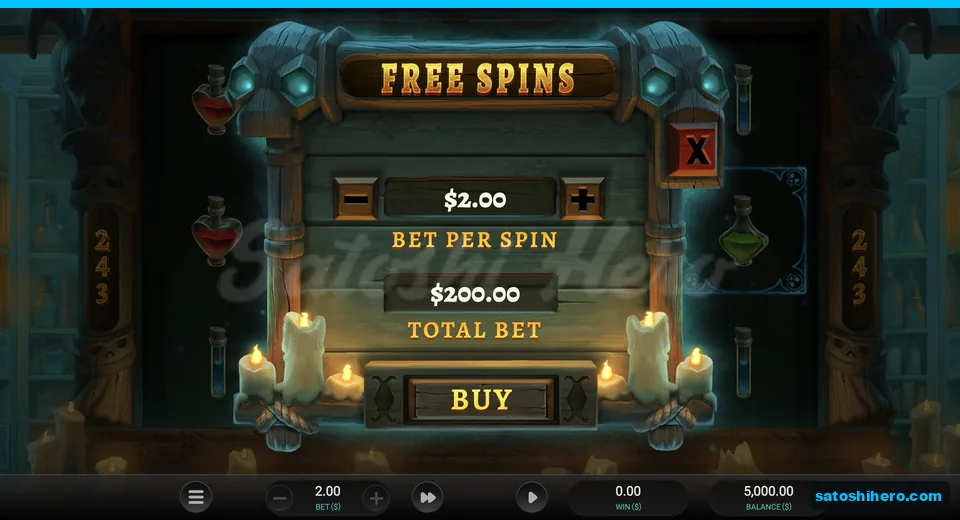 Wooden buy panel shows a $200.00 total