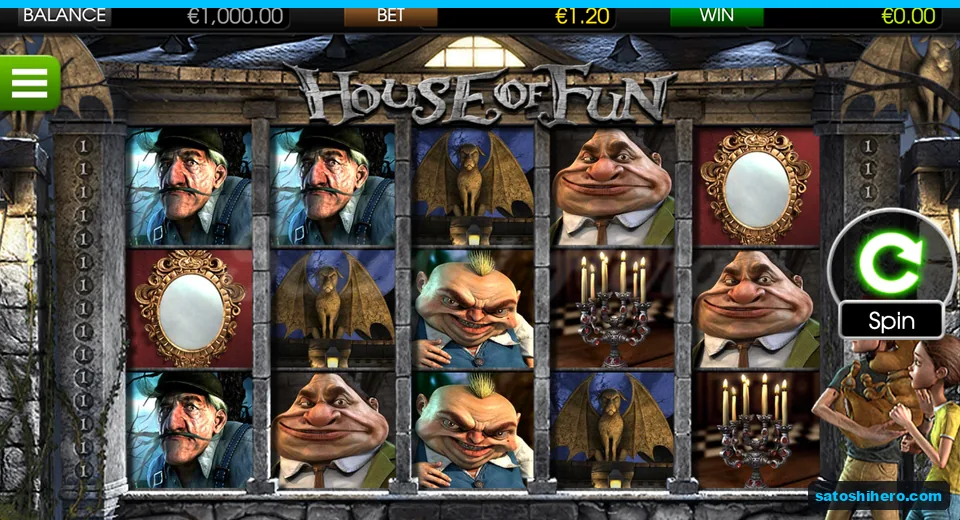 Resting reels show mansion characters and gargoyle