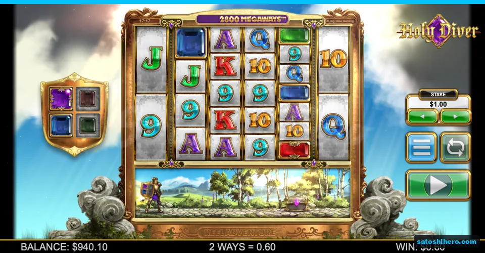 Reels settled on a $0.60 win