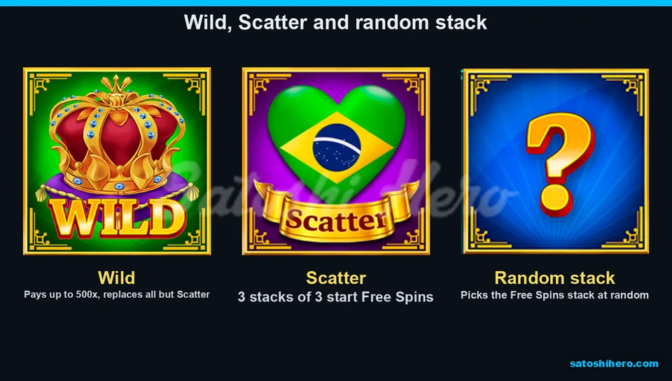 Wild crown, Scatter heart and random card