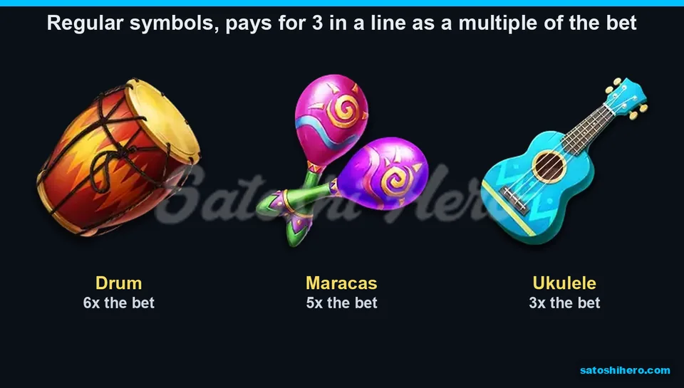 Regular instruments show 6x, 5x and 3x pays