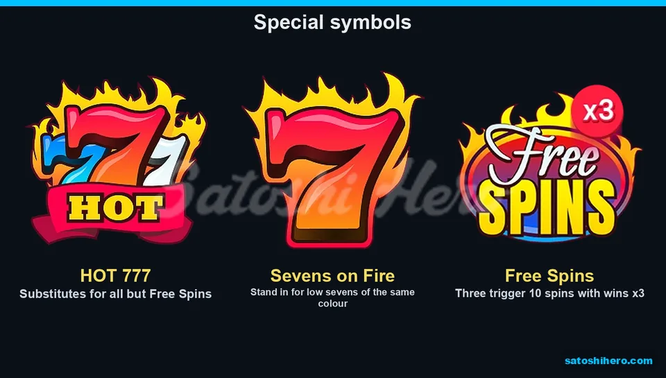 HOT 777, flame seven and x3 logo