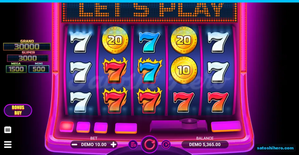 Settled board with two gold Bonus coins