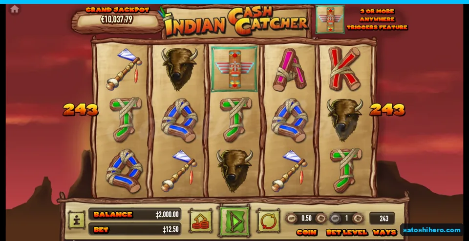 Board rests with totem and 243 ways