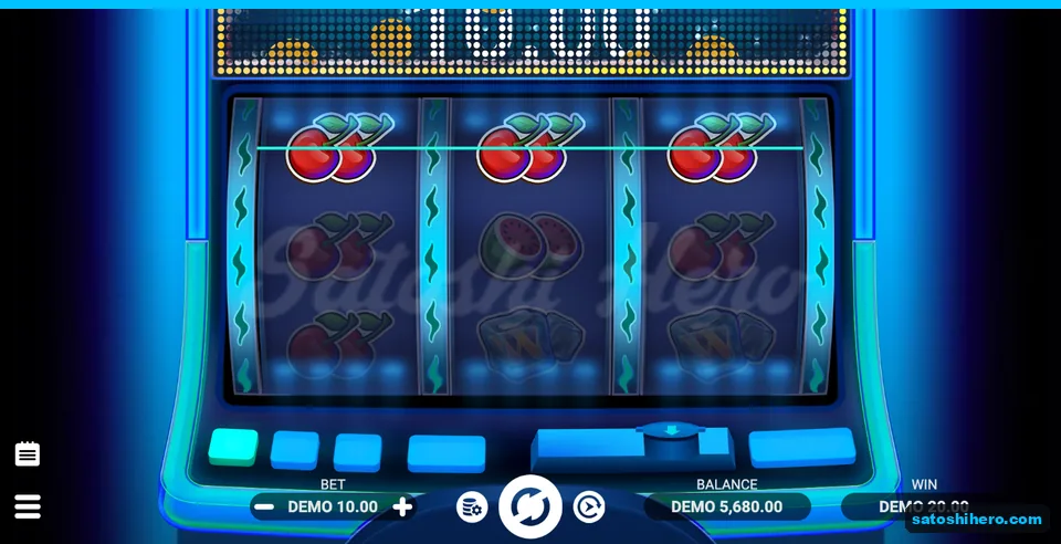 20.00 win counter with cherry and Wild lines