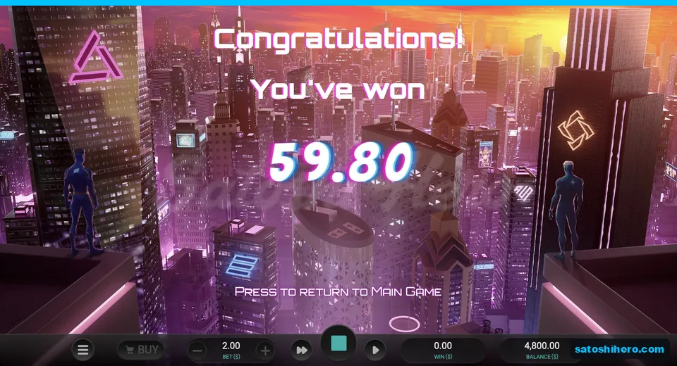 Collect screen shows $59.80 payout