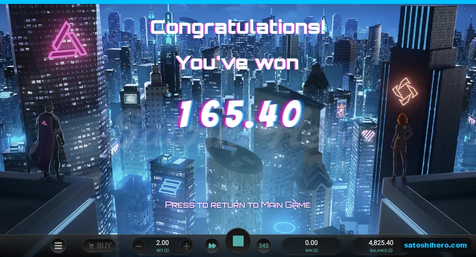 Collect screen shows $165.40 payout