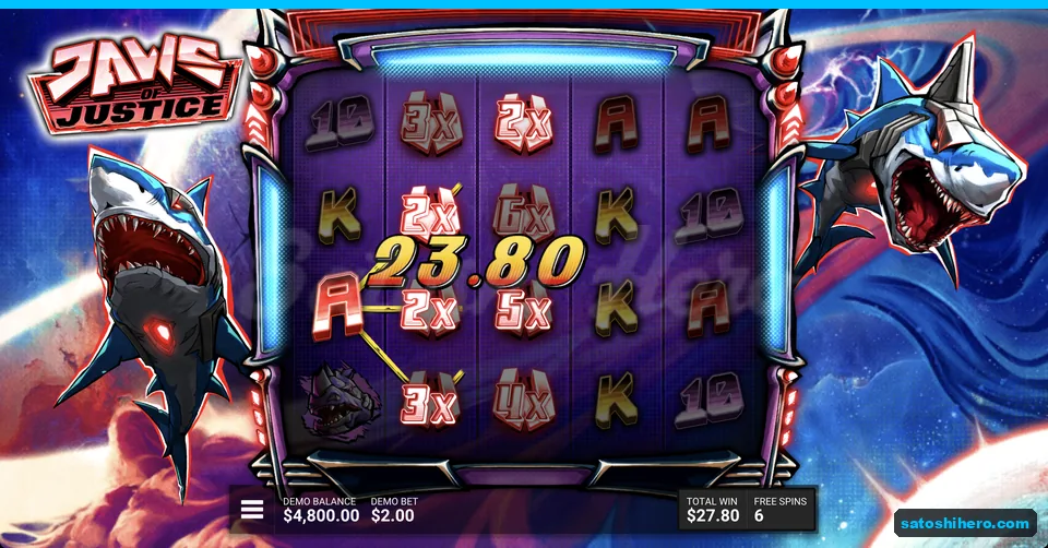 Stacked Wild multipliers make a $23.80 spin