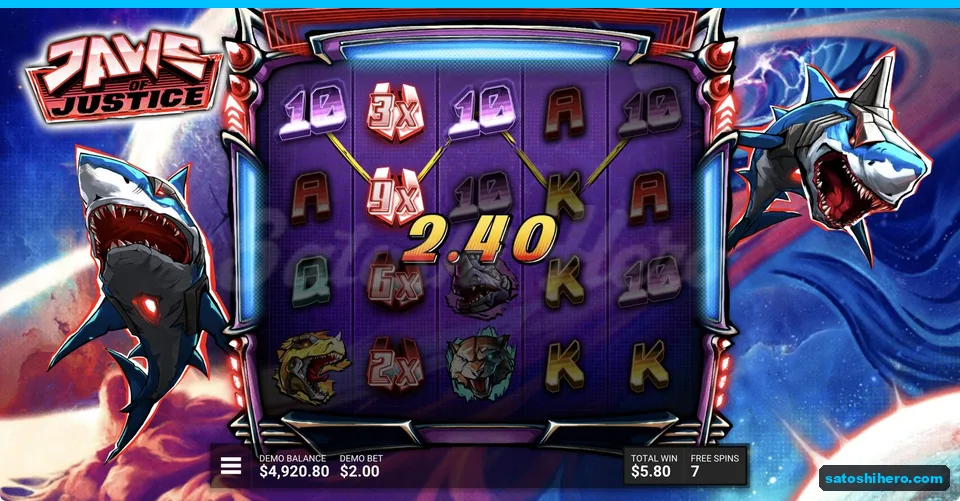 Wild multipliers sit on the second reel