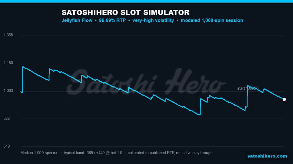 Modeled balance line drifts with sharp jumps