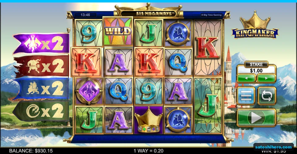 Five-reel grid settled with a $1.95 win