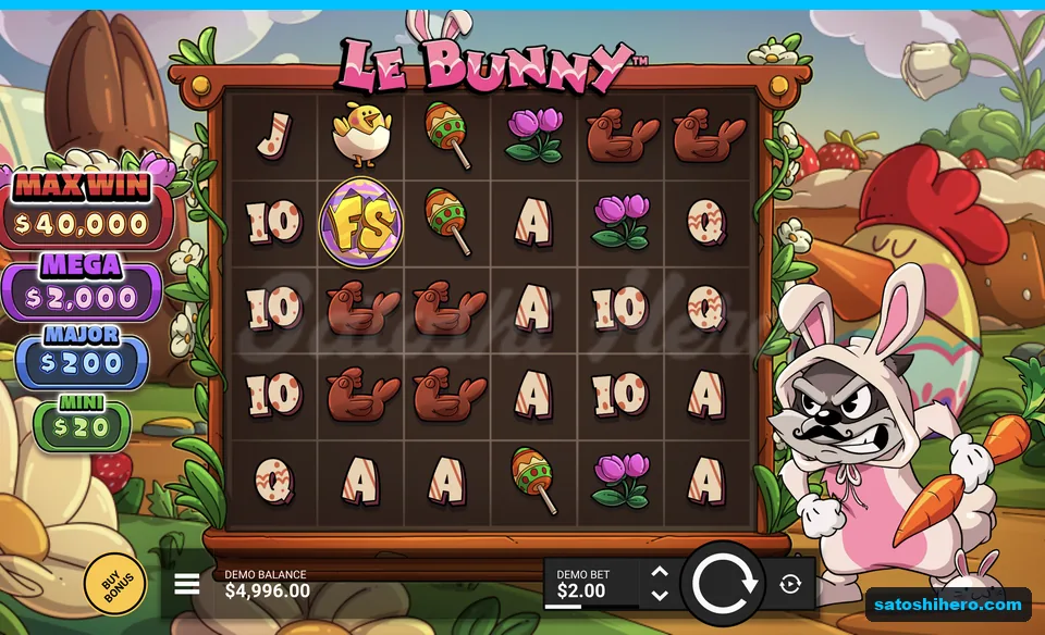 Easter symbols fill wooden grid frame