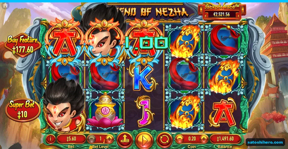 Wilds filled the top row as 1.00 appeared