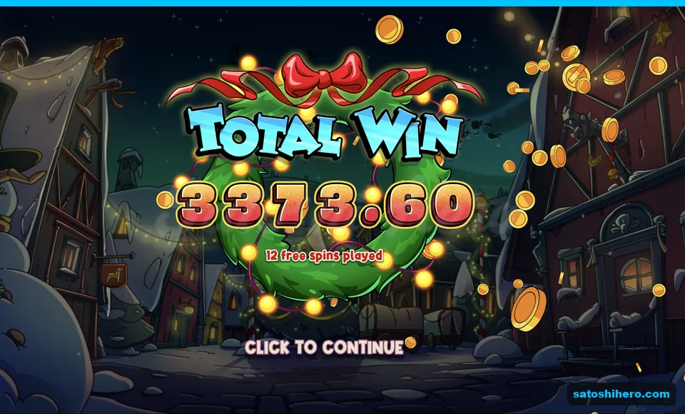 Total card shows 12 free spins payout