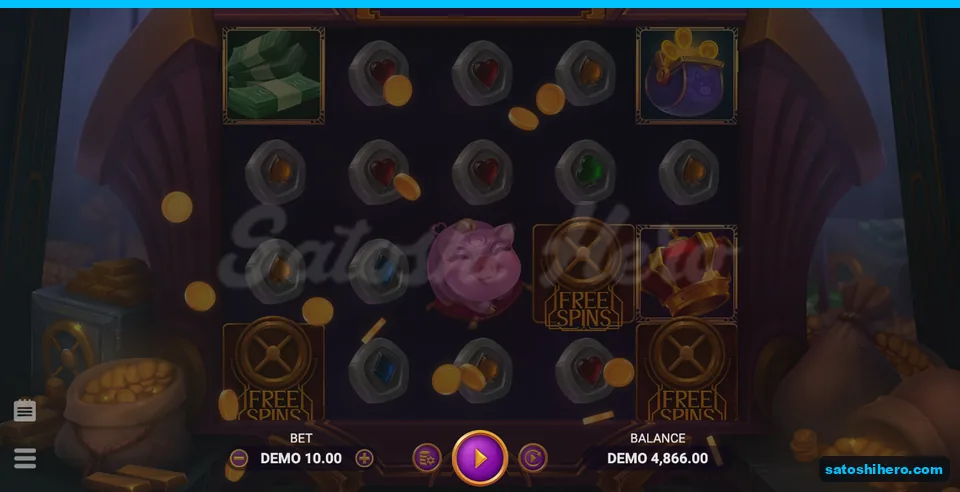 Three scatters landed with coins flying