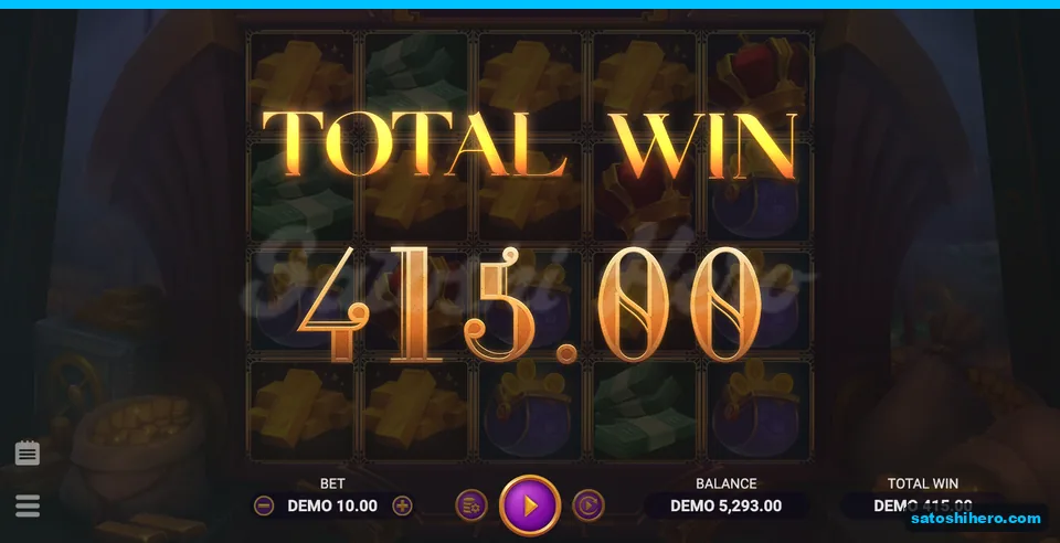 41.5x total win shown over settled grid
