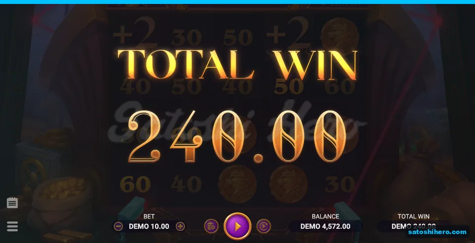 240.00 total card over revealed prizes