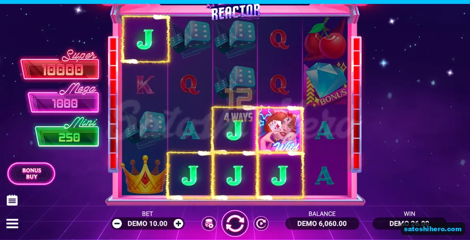 $26 win shown with four Jack ways