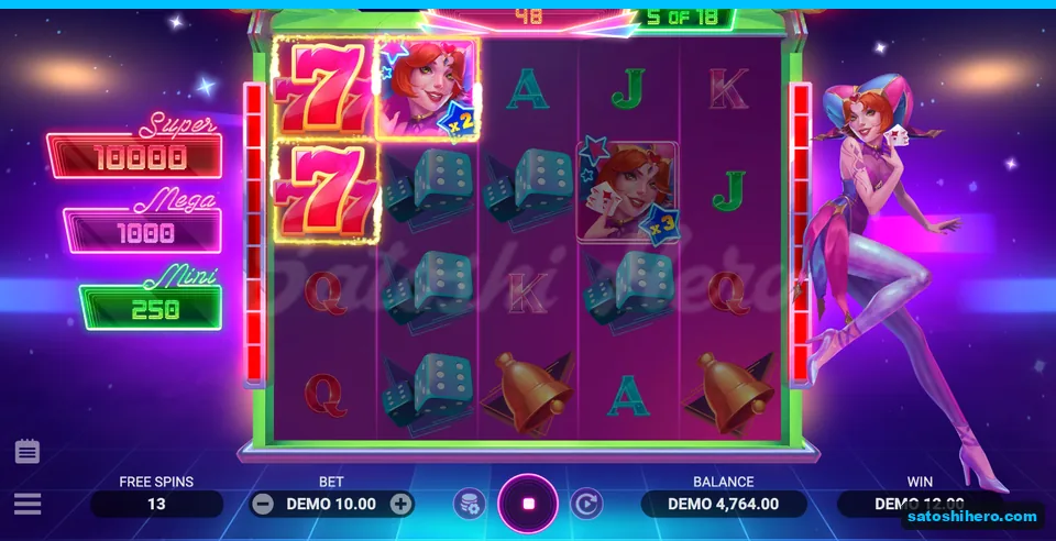 13 spins left with x2 and x3 Wilds