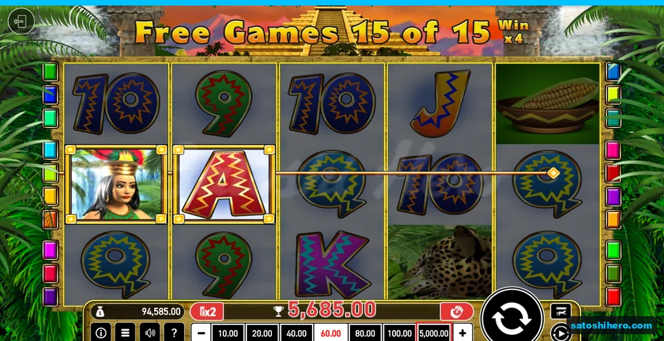 Board after game 15 with x4 multiplier and 5,685.00 FUN