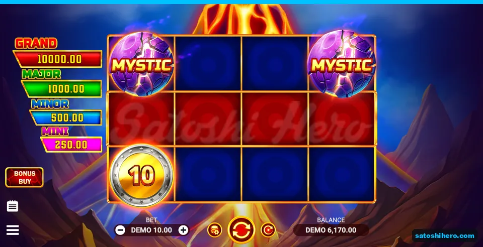 $6,170.00 balance with two Mystic orbs and a single Coin symbol