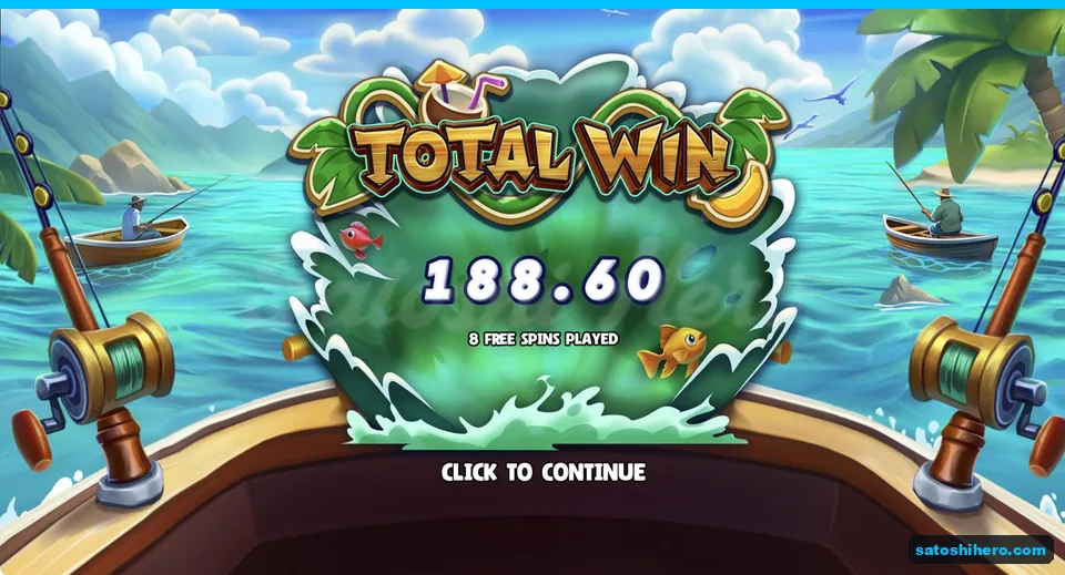 Total win card showing 188 dollars 60 cents
