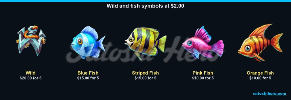 Wild and premium fish paytable values