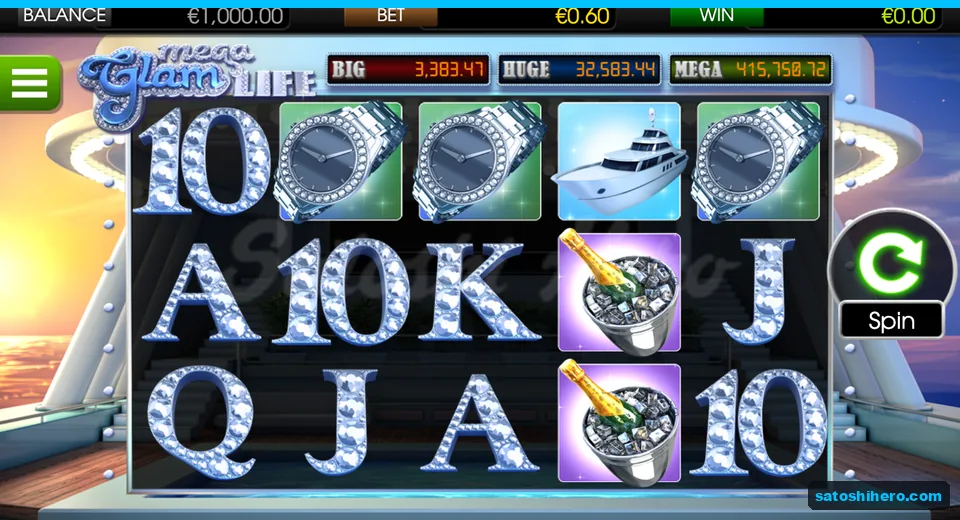 $0.60 stake with jackpot meters above