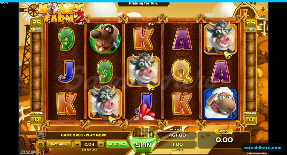 Settled farm board shows animals, letter symbols, and Wild hen