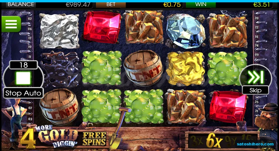 Four free spins remain with 6x multiplier