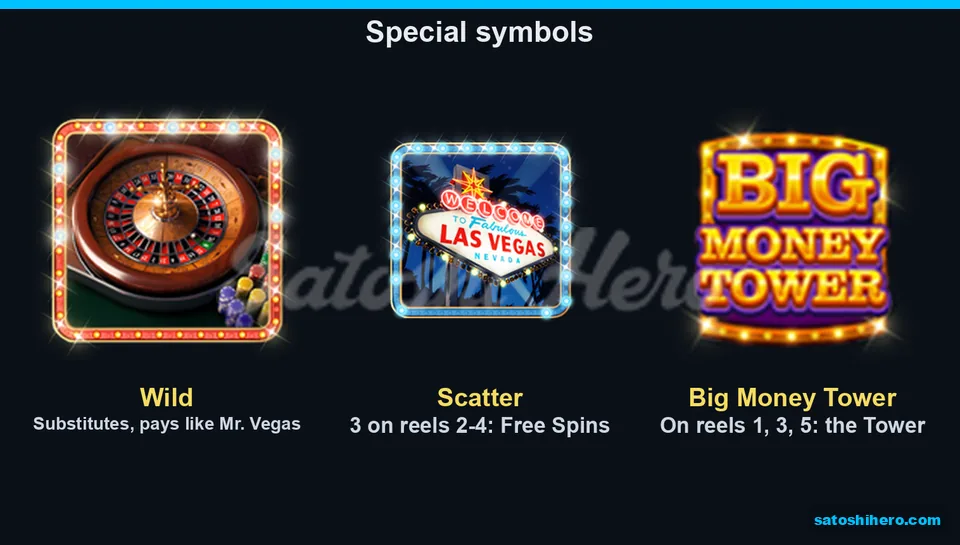 Wild, Scatter and Tower symbols share one board