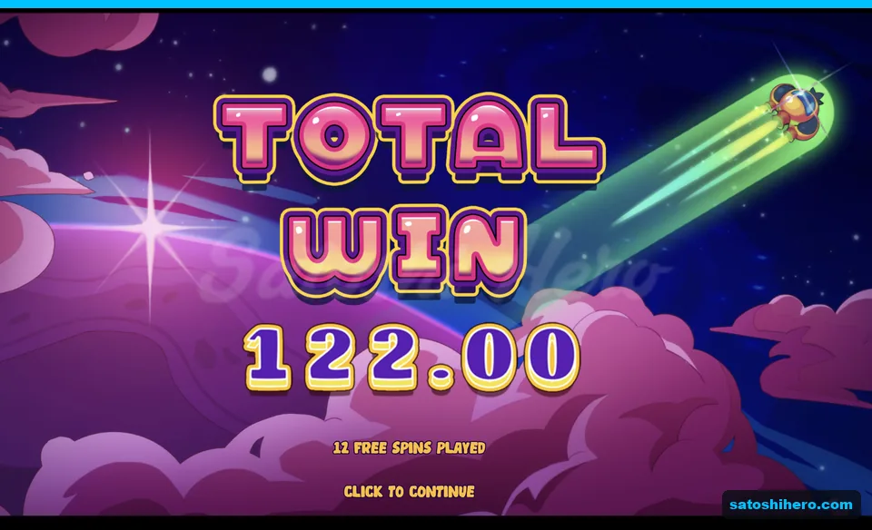 Total win card shows 122 dollars