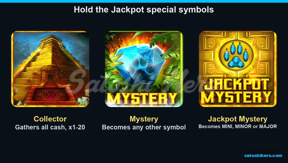 Symbol panel showing Collector temple and Mystery tiles