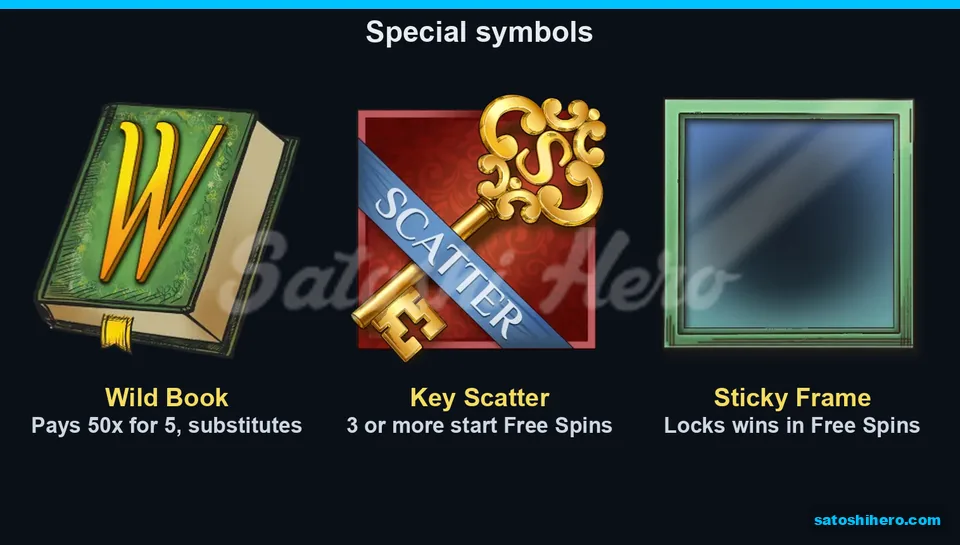 Info screen showing Wild Scatter and sticky frame
