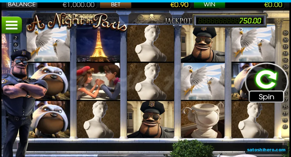 Fresh $1,000.00 balance beside policeman and Paris reels