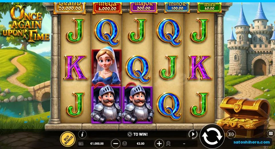 Five reels settled beneath jackpot banners