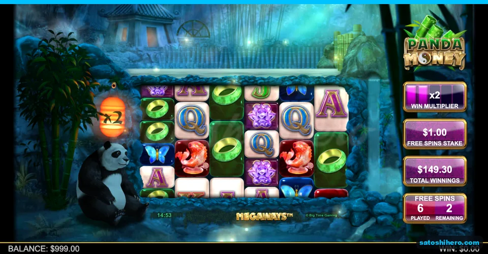 Night grid showing x2 multiplier and $149.30