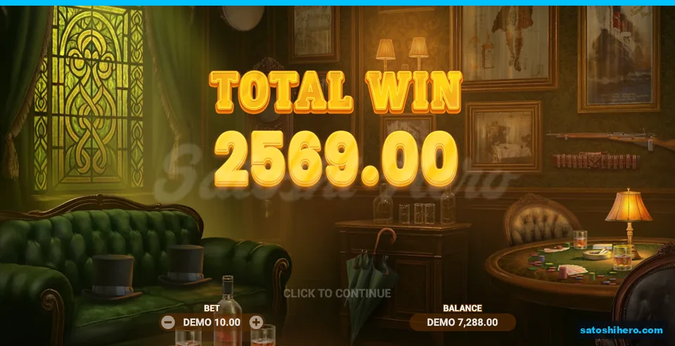 2,569.00 DEMO total displayed after twenty Free Spins