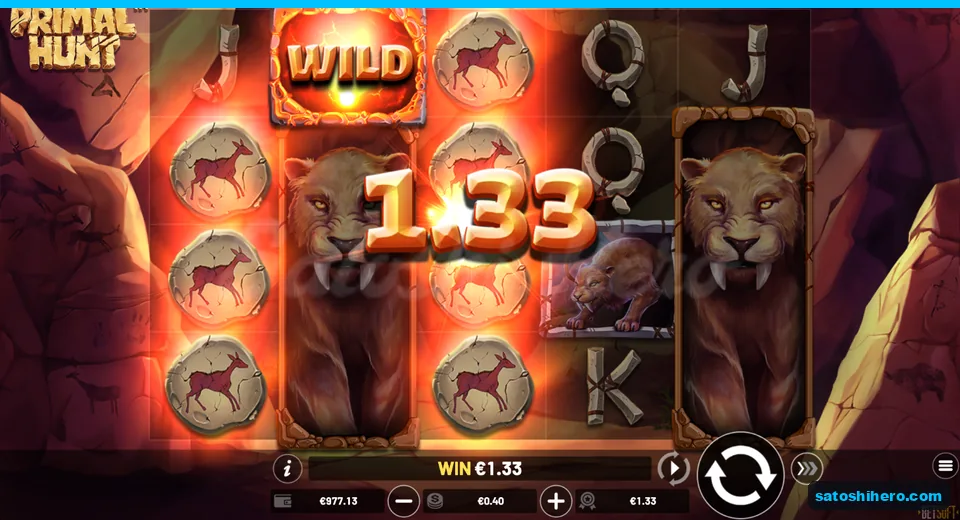 $1.33 win bar on deer symbols