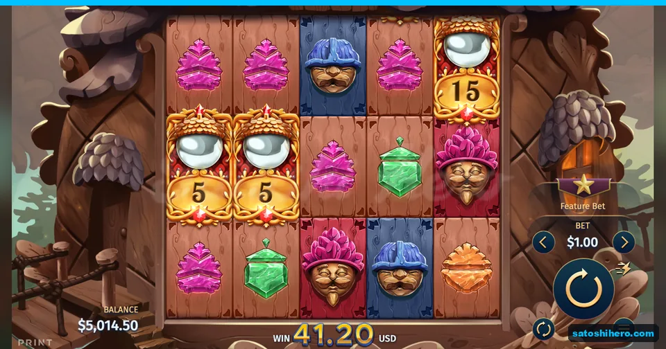 Grid showing three Scatters and $41.20 win