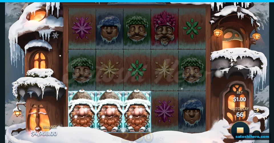 Bottom row dwarves with two dollar win