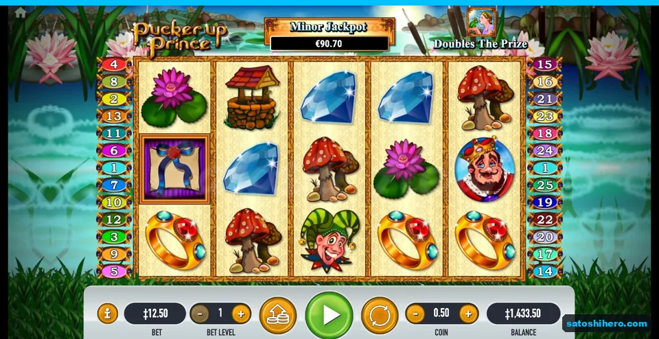 Spin settled on lilies, diamonds, mushrooms, and rings
