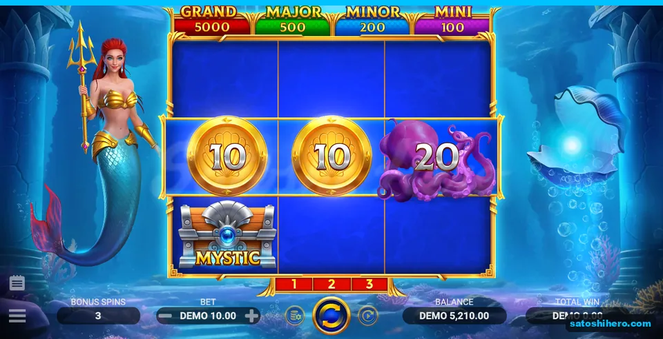 Three spins left with coins and chest