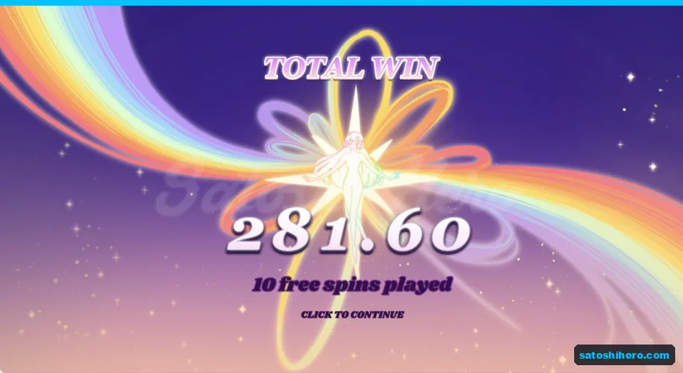 Total win card shows two hundred eighty one sixty